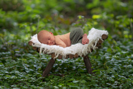 Newborn boy background
